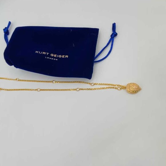 Pink Enamel Gold Tone Eagle Pendant Necklace NWT!  NEW! - Picture 4 of 9